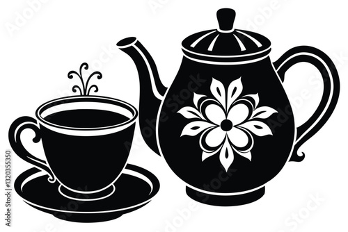 black and white coffee shop attributes