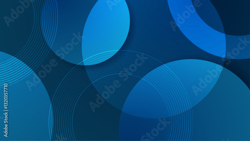 stylish gradient abstract background with circles modern vector illustration