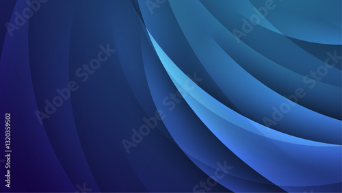 elegant blue gradient abstract curve gradient vector illustration