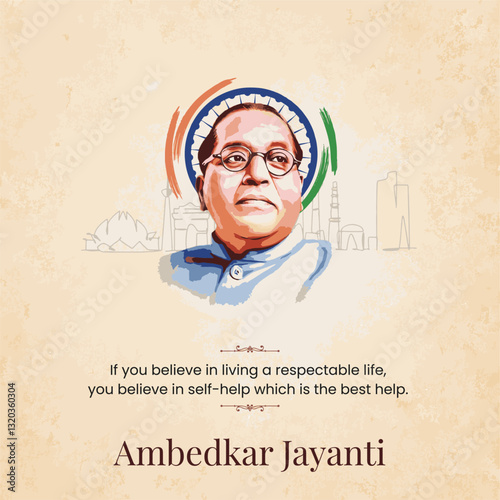 Indian freedom fighter babasaheb ambedkar jayanti