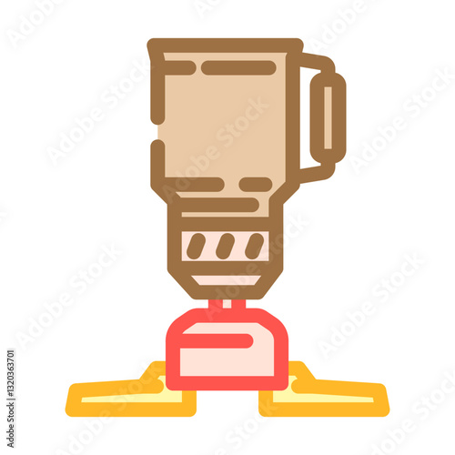 flame gas burner stove color icon vector illustration