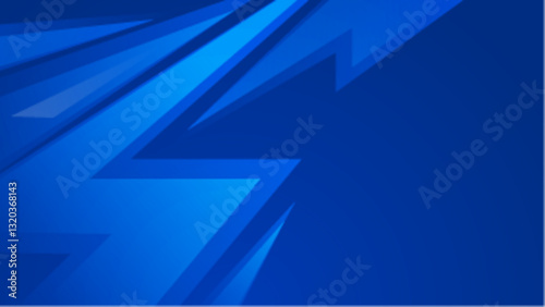 Abstract blue overlapping geometric shapes vector illustration. Suitable for graphic design projects, presentation backgrounds, and modern art concepts