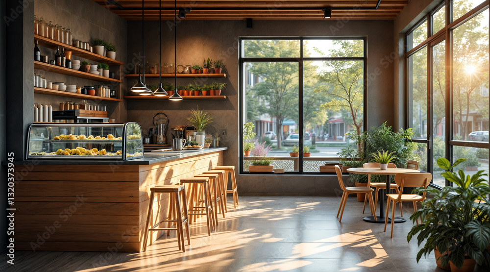 Fototapeta premium interior of cafe