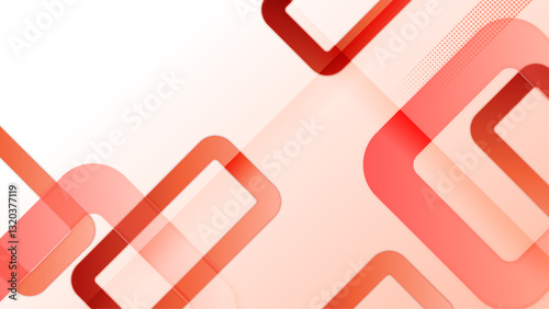 Overlapping red and orange squares suitable for backgrounds, geometric designs, and abstract concepts, adding a vibrant touch to projects.