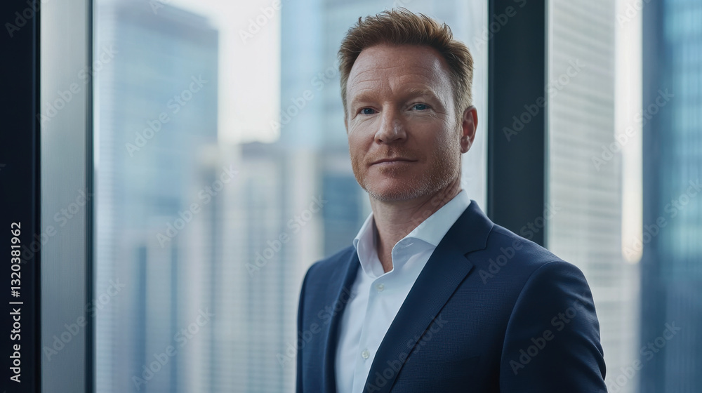 Professional business portrait of a leader in a modern office setting urban environment corporate image Professional business portrait of a leader in a modern office setting urban environment corporate image
