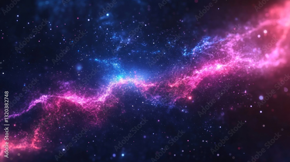 Cosmic nebulae swirl through the void Cosmic nebulae swirl through the void