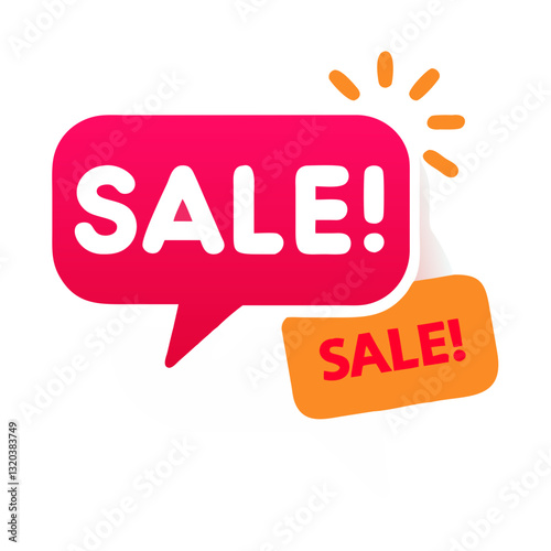 A vibrant "SALE!" bubble, ideal for e-commerce websites, blogs, or advertisements promoting discounts, promotions, and special offers.

