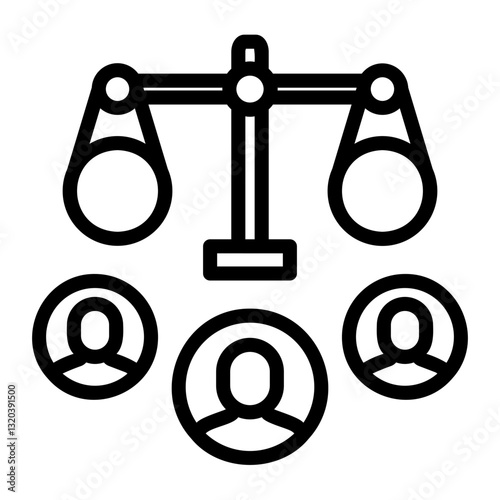 democracy Line Icon