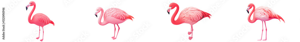 Flock of Graceful and Vibrant Pink Flamingos Wading in a Tranquil Tropical Lagoon or Lake Surrounded by Lush Greenery and Scenic Natural Landscape Exotic Elegant and Captivating Wildlife Scene Flock of Graceful and Vibrant Pink Flamingos Wading in a Tranquil Tropical Lagoon or Lake Surrounded by Lush Greenery and Scenic Natural Landscape Exotic Elegant and Captivating Wildlife Scene