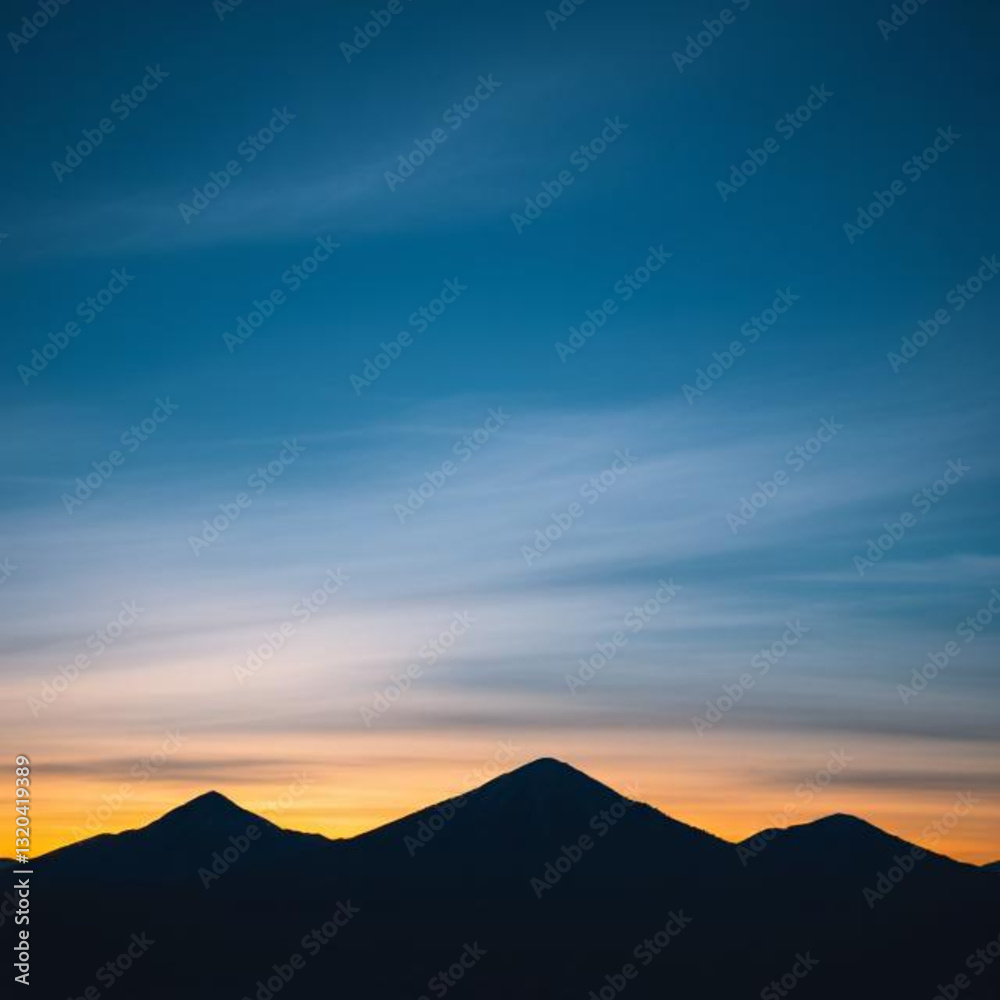 sunset in the mountains sunset in the mountains