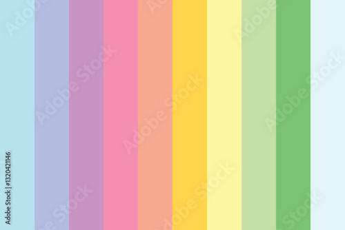 Vertical rainbow pastel background