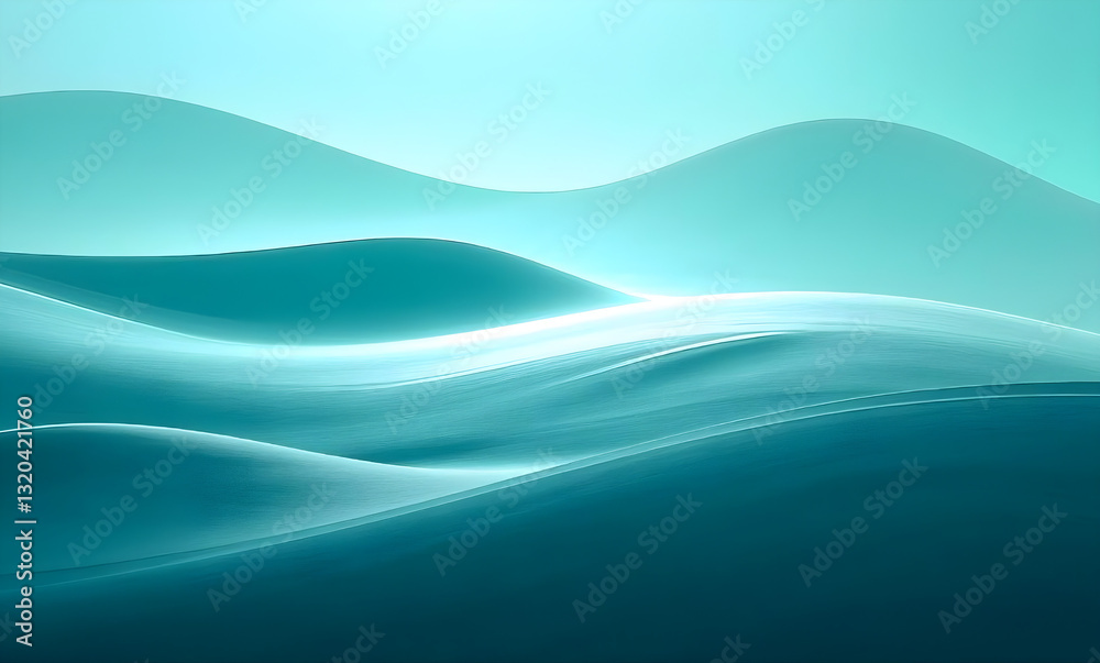 Fototapeta premium abstract blue wave background