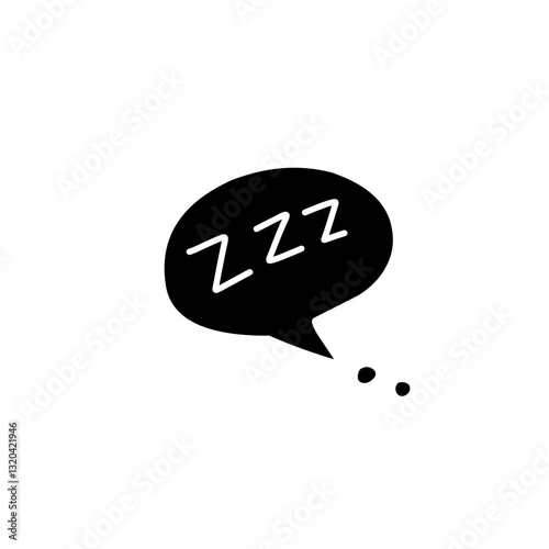 zzz sleep bubble icon