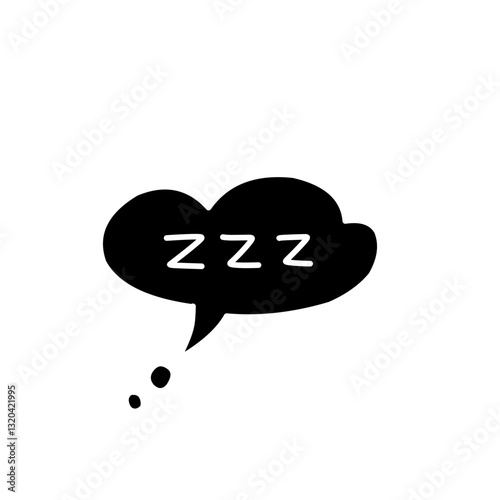 zzz sleep bubble icon