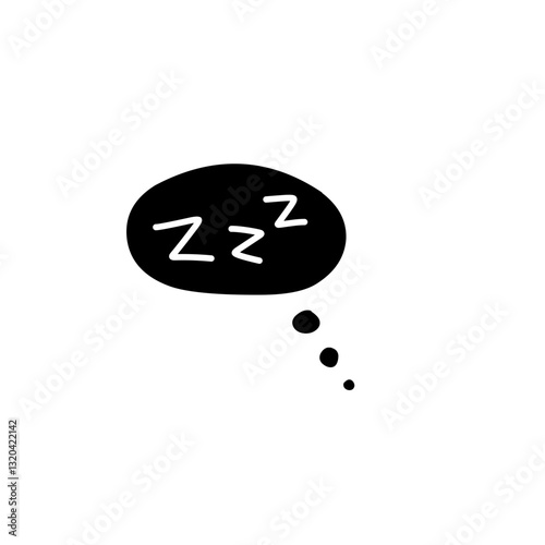 zzz sleep bubble icon