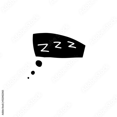 zzz sleep bubble icon