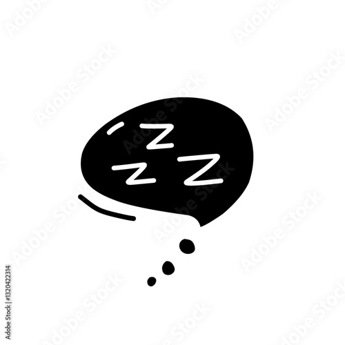 zzz sleep bubble icon