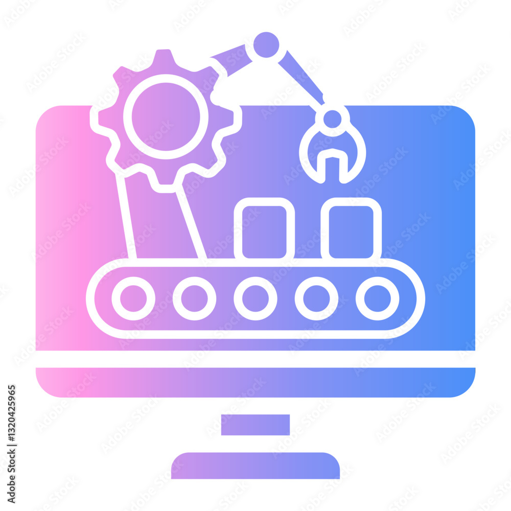 Fototapeta premium manufacture Gradient icon
