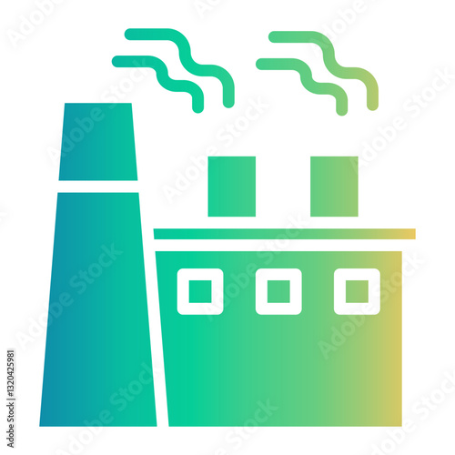 manufacturing Gradient icon