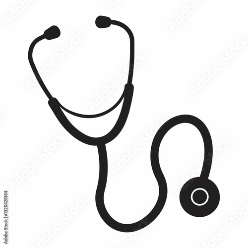 stethoscope isolated on white background
