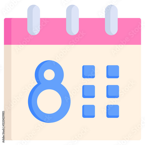 March 8 Icon