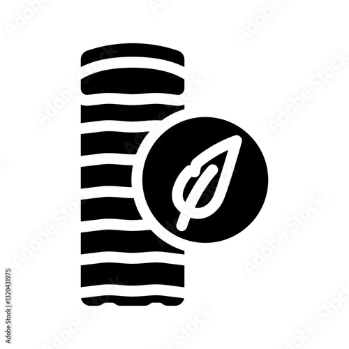 down sleeping bag duck glyph icon vector illustration