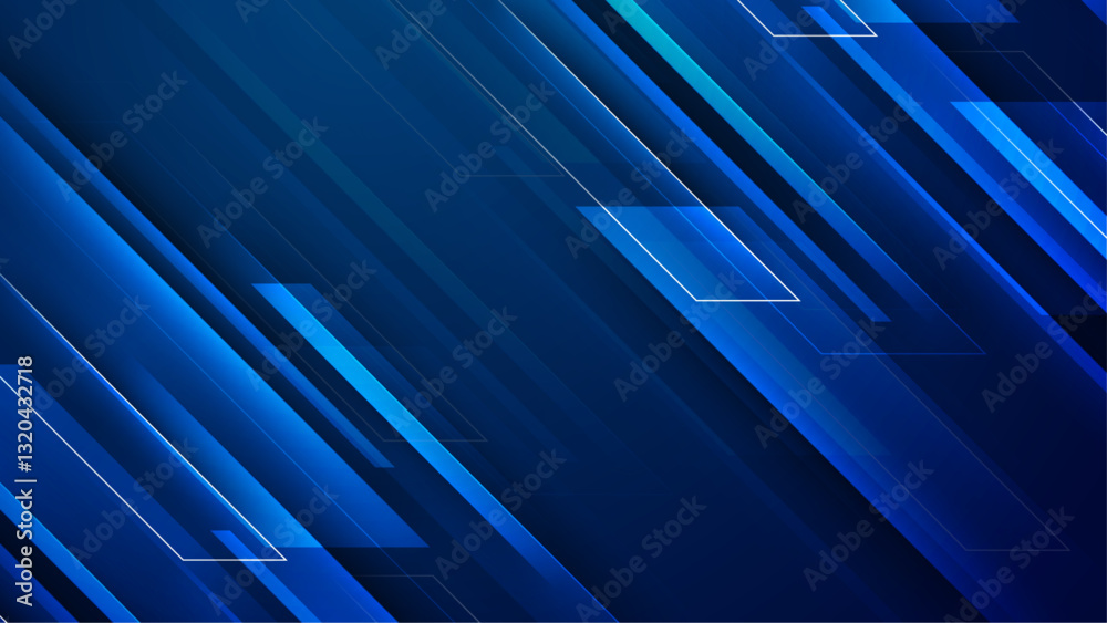 elegant dark blue gradient abstract background with diagonal geometric vector illustration elegant dark blue gradient abstract background with diagonal geometric vector illustration