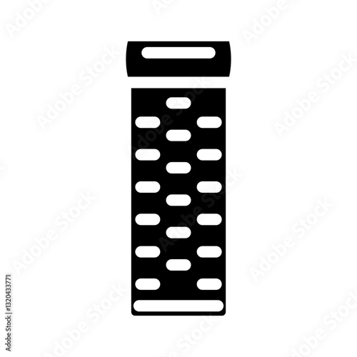 sleeping pad ultralight trekking glyph icon vector illustration