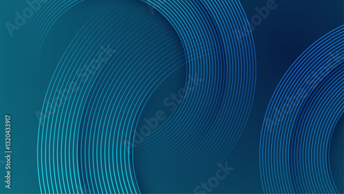 elegant teal abstract lines background vector illustration, perfect for creative project, modern presentation, banner design