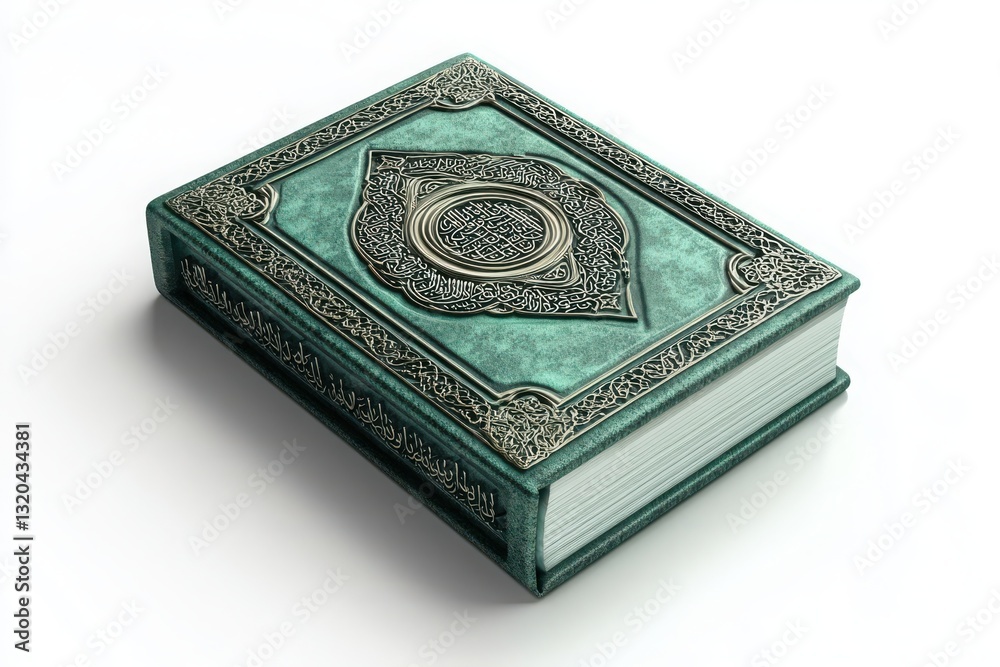 3D Quranic Audio Cassette Isolated on White Background 3D Quranic Audio Cassette Isolated on White Background