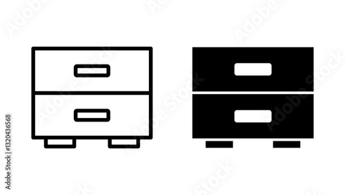 Archive folders icon vector. Document vector icon. Archive storage icon.