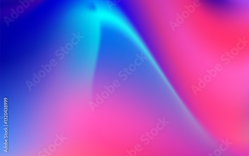 Vibrant Gradient Background. Blurred Color Wave. 