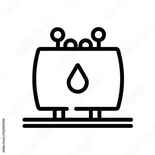 oil tank vector icon