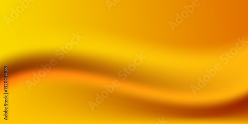 Vector orange line background curve element with white space for text and message design, overlapping layers, vector.