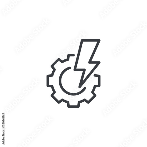 Process Automation line icon