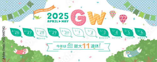 2025年　ゴールデンウィーク日程