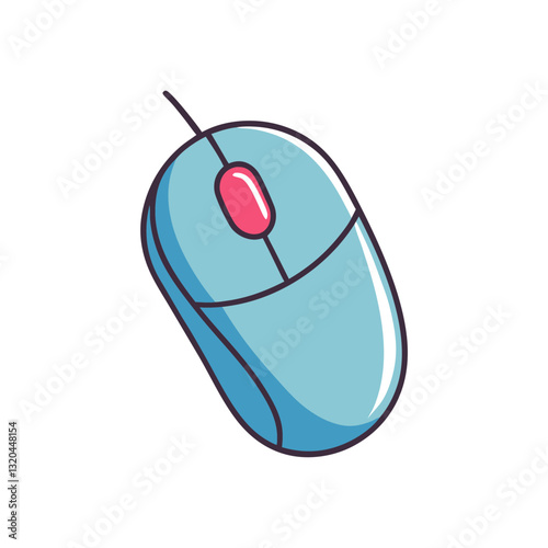 computer mouse isolated on white