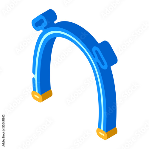 archwire orthodontist isometric icon vector illustration