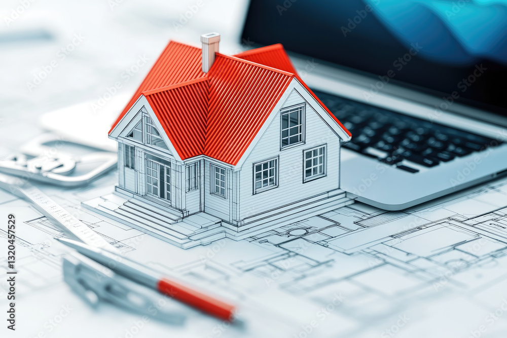 Real estate development trends home office location model digital environment aerial view innovation in architecture Real estate development trends home office location model digital environment aerial view innovation in architecture