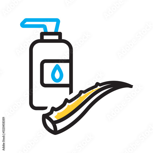 Vector multi color icon for Lotion