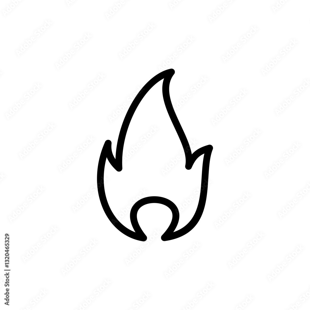Fire icon vector illustration. fire sign and symbol Fire icon vector illustration. fire sign and symbol