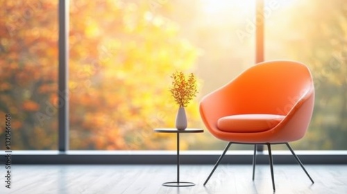 A business meeting taking place in a modern office setting, with large windows and natural light, representing a productive work environment.