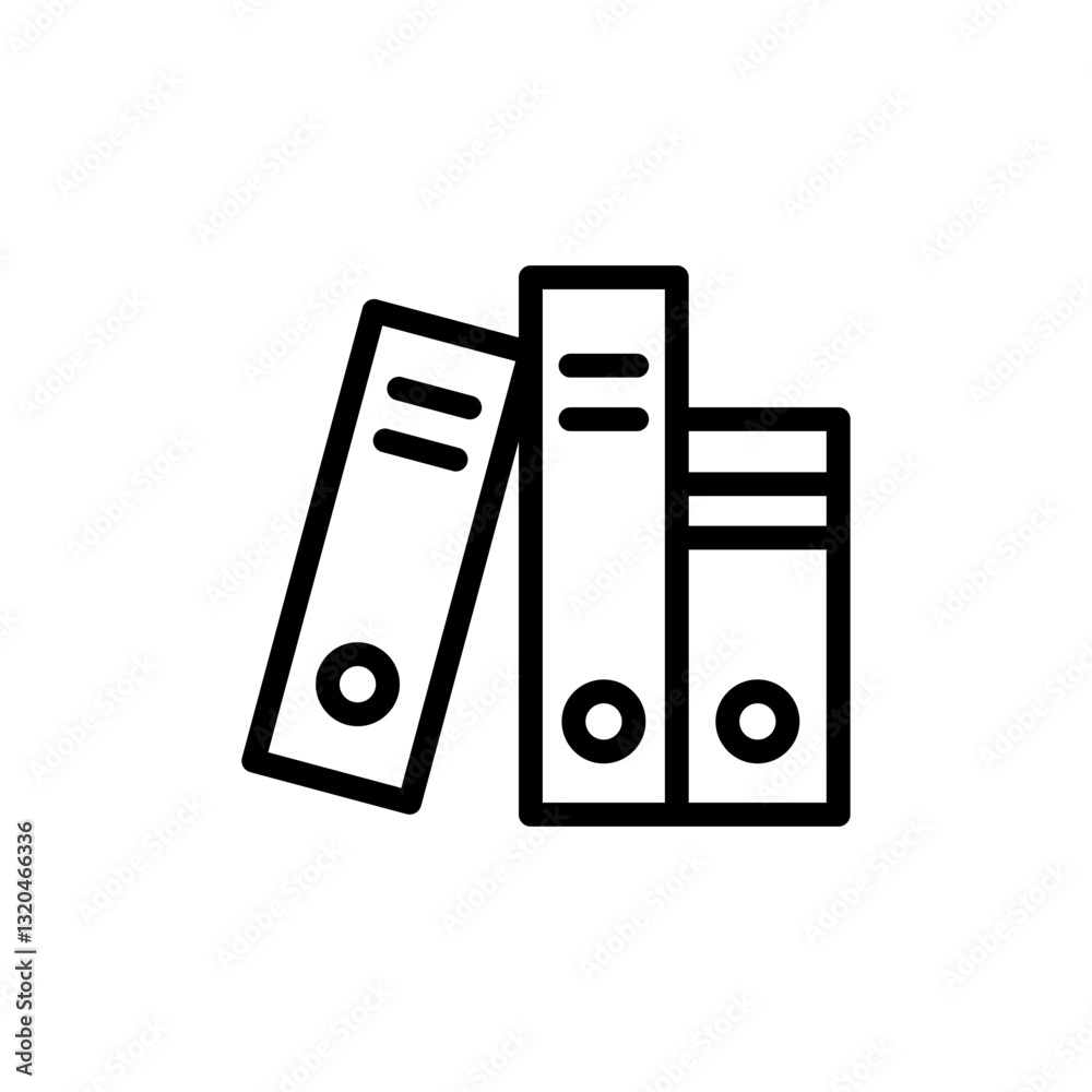 Library icon vector illustration. education sign and symbol Library icon vector illustration. education sign and symbol
