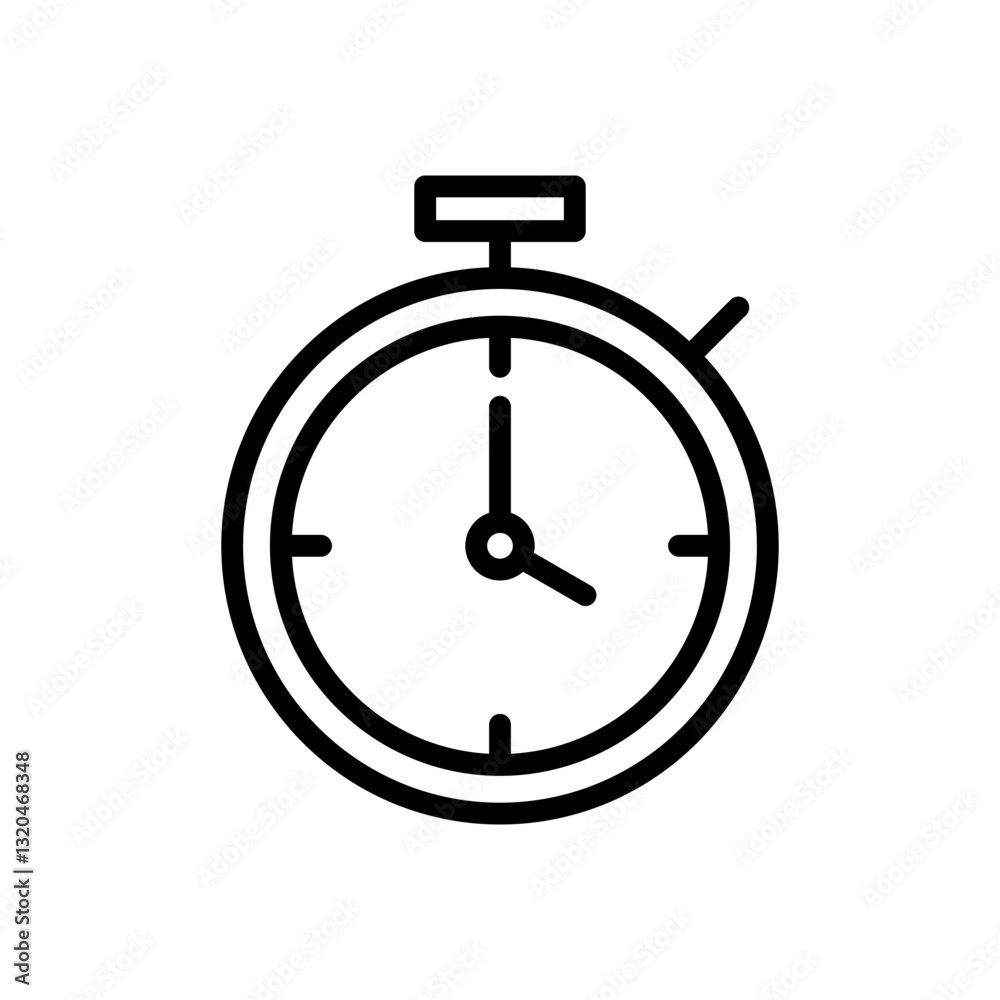stopwatch icon vector illustration. Timer sign and symbol. Countdown icon. Period of time stopwatch icon vector illustration. Timer sign and symbol. Countdown icon. Period of time