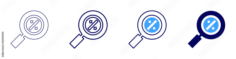 Search transformation icon in 4 different styles. Thin Line, Line, Bold Line, Duotone. Duotone style. Editable stroke Search transformation icon in 4 different styles. Thin Line, Line, Bold Line, Duotone. Duotone style. Editable stroke