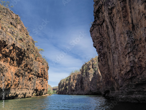 High walls of Katherine Gorge in Natmiluk National Park