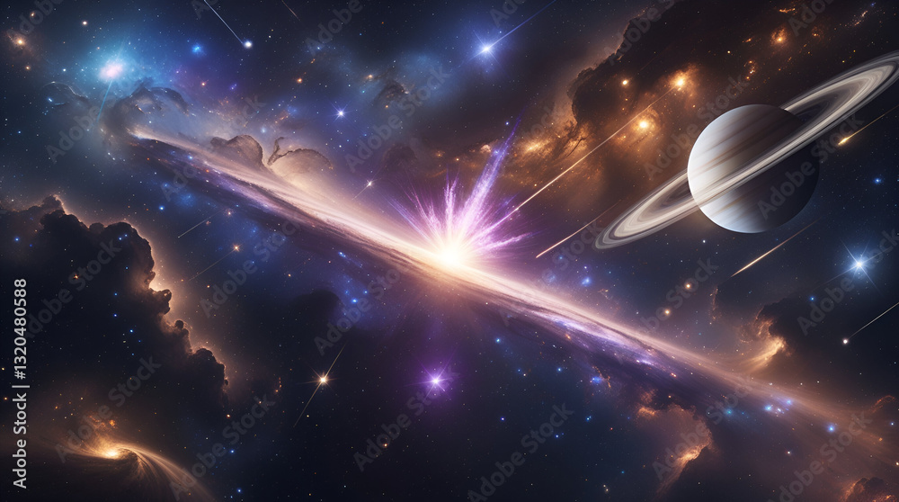 Obraz premium Ethereal Galaxy 