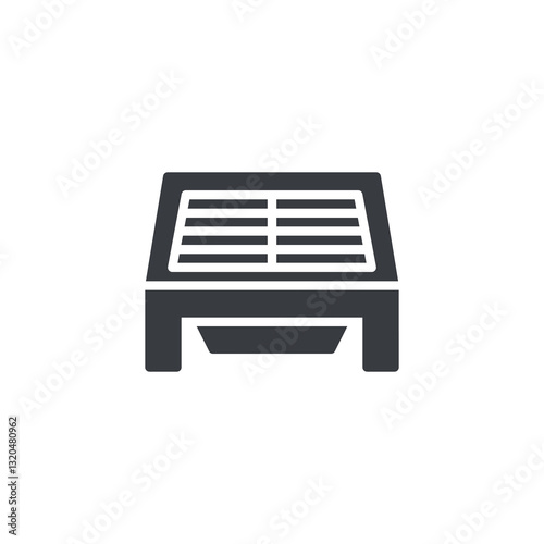 Chinese Tea Table vector icon