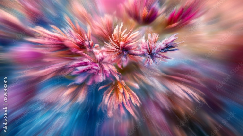 snowflakes on a pine tree branch, Bright Colors, snowflakes on a pine tree branch, Bright Colors,