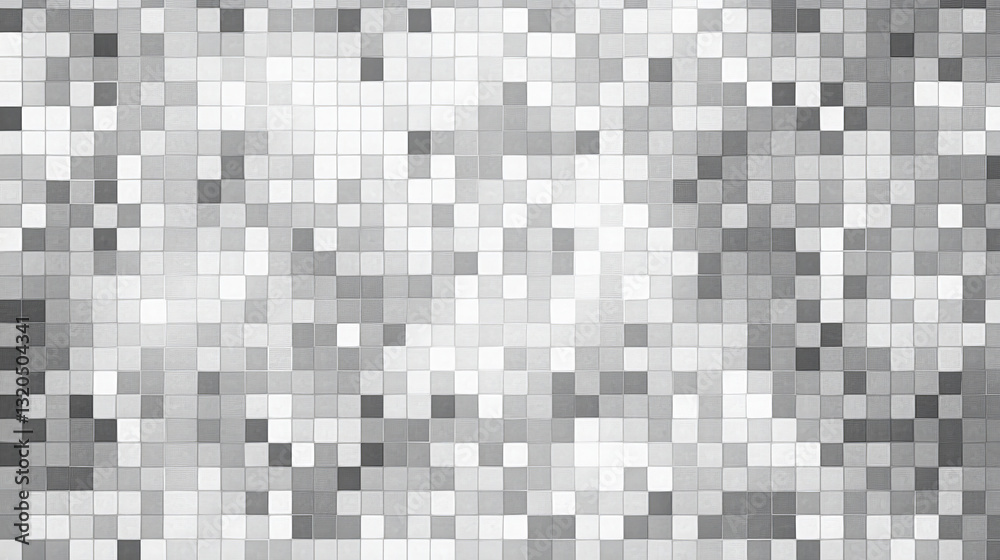 seamless grid of tiny gray squares creating light and modern texture